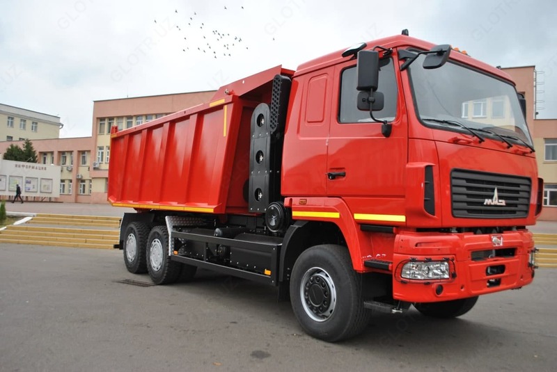 Самосвал МАЗ-65012К 6x4 CNG