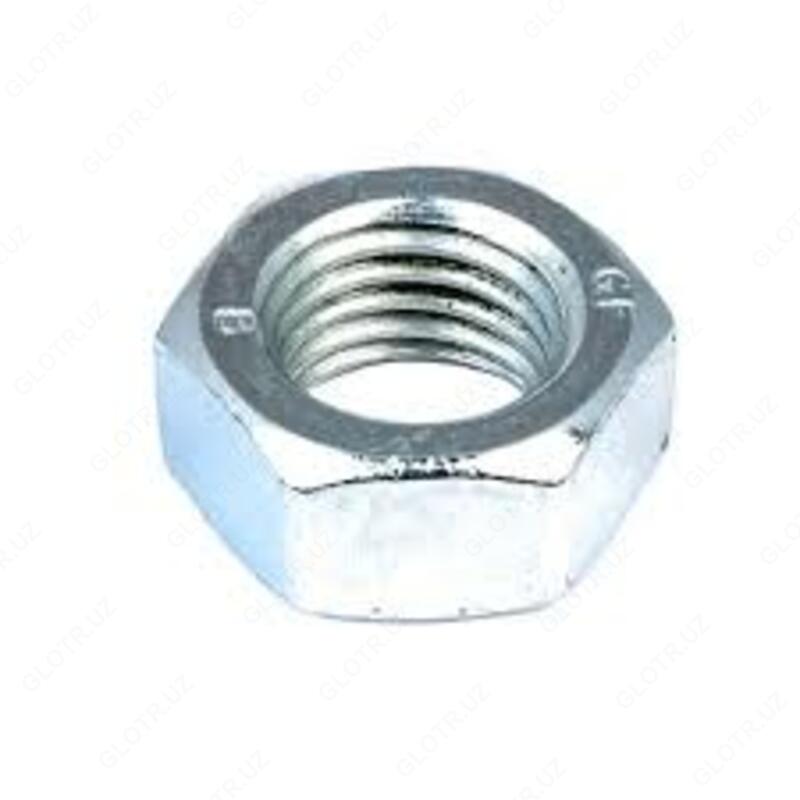  Гайка шестигранная оцинкованная - 