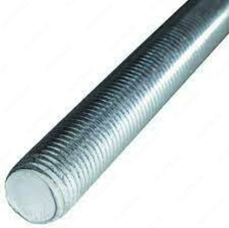  Шпилька резьбовая М6х1000 DIN975  оцинкованная - 