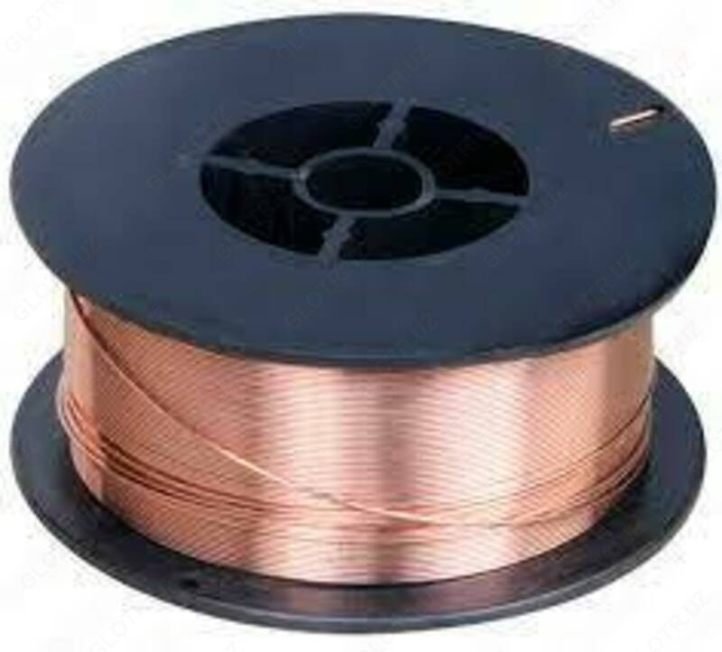 Проволока сварочная омедненная ER70S-6 d=1.6 мм  ГОСТ 2246-70  бухта 20 кг