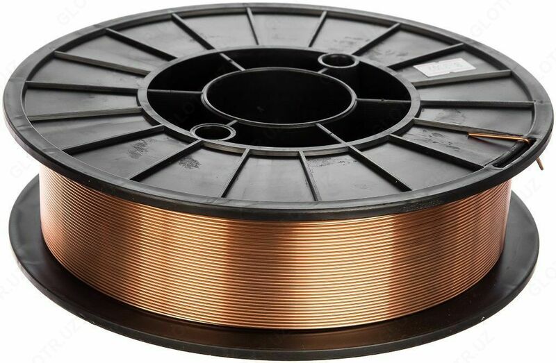  Проволока сварочная омедненная ER70S-6 d=4.0 мм  ГОСТ 2246-70  бухта 25 кг - 