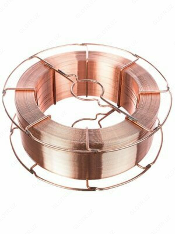  Проволока сварочная омедненная SG2 (ER70S-6) d=1.6 мм  ГОСТ 2246-70  15 кг (Турция) - 