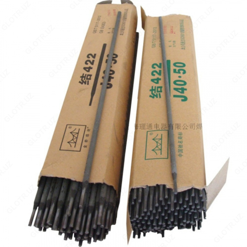  Сварочные электроды J422 Золотой Мост  d=3 2 мм  5 кг - 