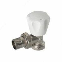 Металл кран для радиатора подача (угловой) 1/2″