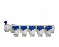Полипропиленовый коллектор с воздухоотводчиком (синий) 5 контуров - 153 750 сум