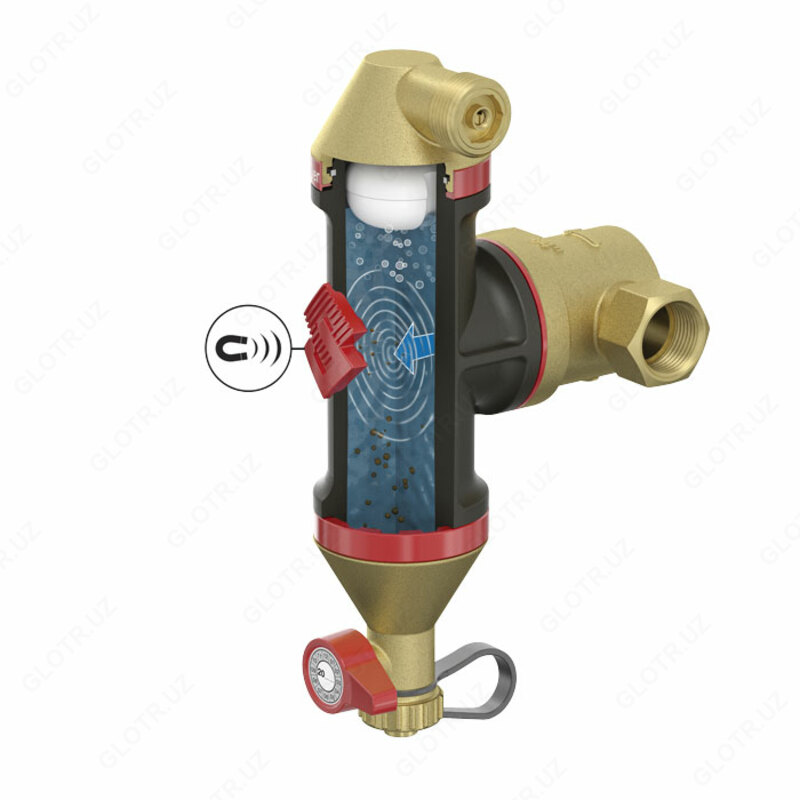 Ceпаратор воздуха и грязи Flamcovent Сleап Smаrt 1"   - 5 084 372.8 сум