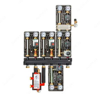 Распределительный коллектор до 7 отопительных контуров. Поколение 8.    - 10 423 332.5 сум / шт.