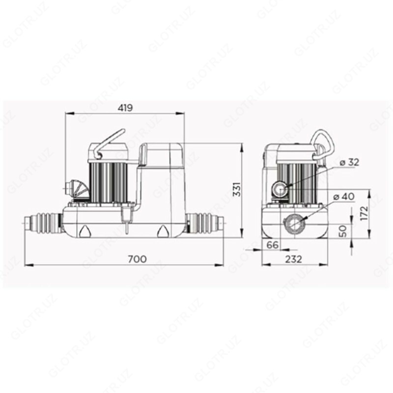 Cанитарный насос SFA SANICOM Только в розницу
