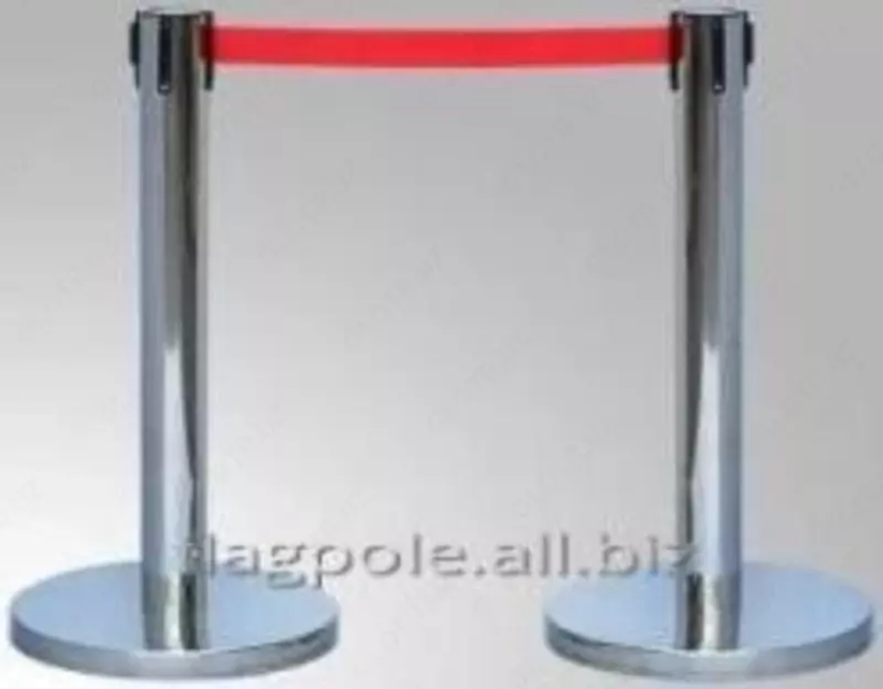 Стойка ограждения с лентой CS-T3