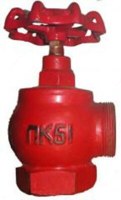 Кран пожарный ДУ-50 для пожарных внутренних щитов и шкафов 