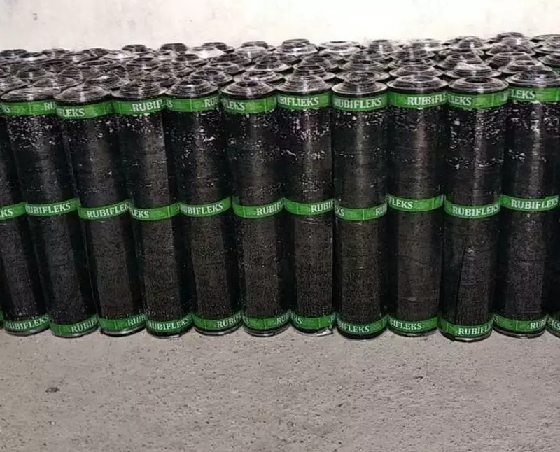 Битумно-гидроизоляционный кровельный материал ТПП RUBIFLEKS 2.8 мм  П/Э пленка (Узбекистан)