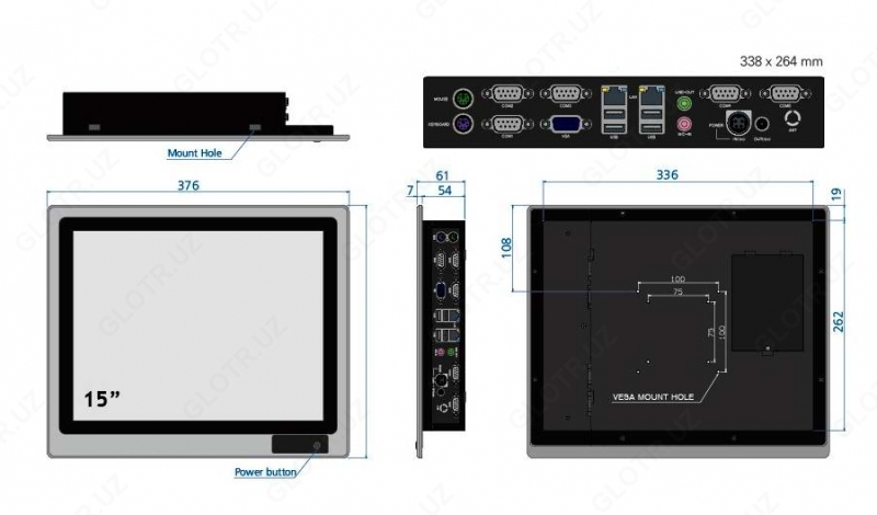 POS СИСТЕМА ПРОМЫШЛЕННОГО ТИПА HANASIS IPC-A150T