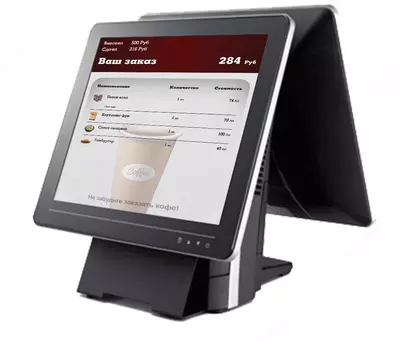 Mehmonlar uchun interaktiv ekran R_Keeper r_k Restoran, kafe, tez ovqatlanish uchun mehmon ekrani