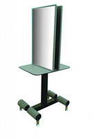 Зеркало на метал. раме с подножкой