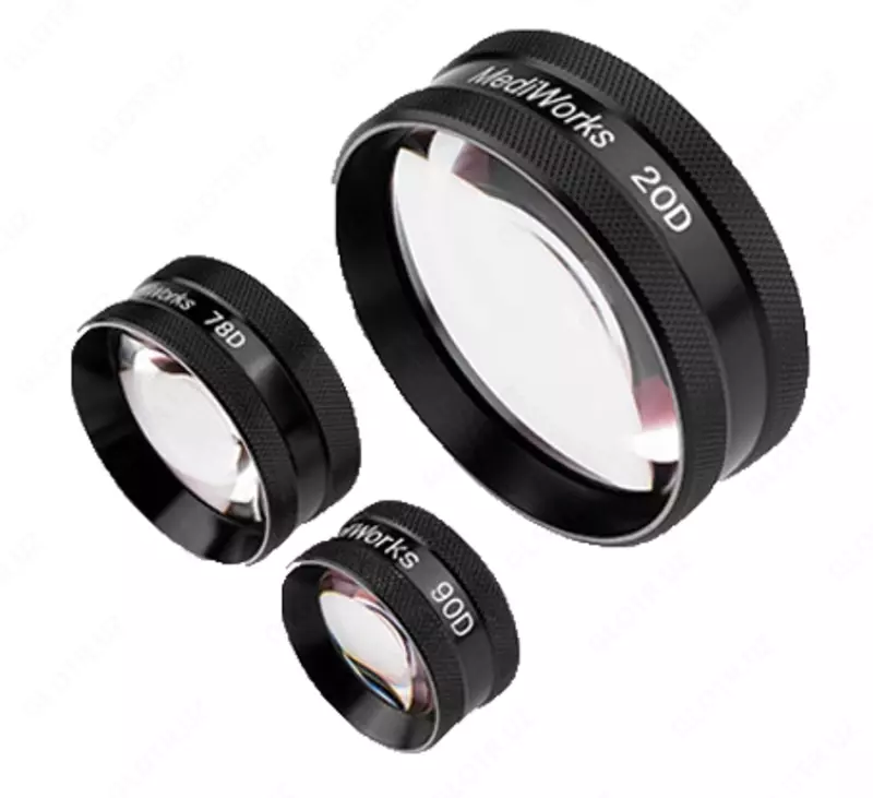  MediWorks (20D  60D  90D  78D и другие диоптры) – Асферические линзы для диагностики - 