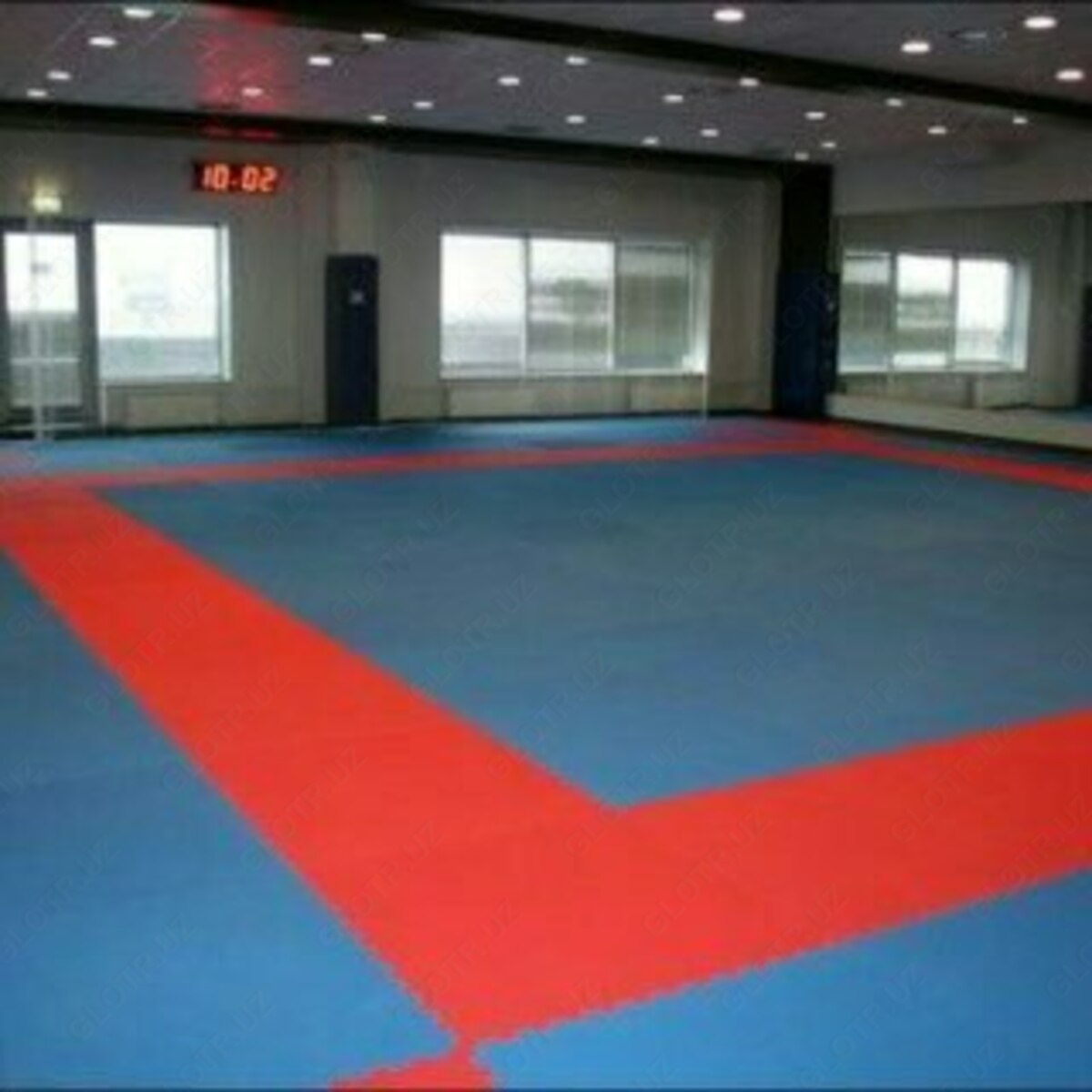 Зал татами ласточкин хвост для борьбы