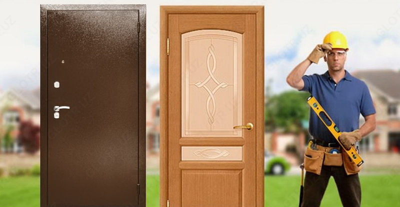 Услуги по установке дверей