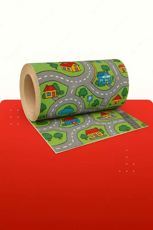 Детский линолеум ПВХ на нетканой подоснове SANFA PRODUCTS KIDS толщ 3.0 мм  шир. 2 м (Ассортимент)