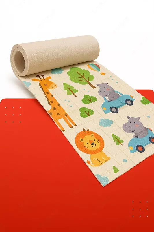  Детский линолеум ПВХ на нетканой подоснове SANFA PRODUCTS KIDS толщ 3.0 мм  шир. 2 м (Ассортимент) - 