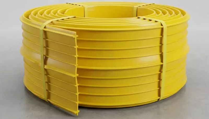 Гидрошпонка ПВХ (PVC Waterstop) шир. 250 мм  толщ. 4 мм  давл. до 0.5 МПа  желтая