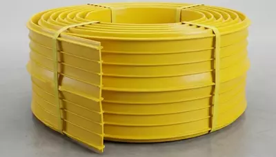 Гидрошпонка ПВХ (PVC Waterstop) шир. 250 мм  толщ. 4 мм  давл. до 0.5 МПа  желтая