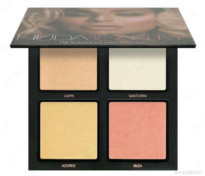 Хайлайтер Huda beauty 3D highlighter palette