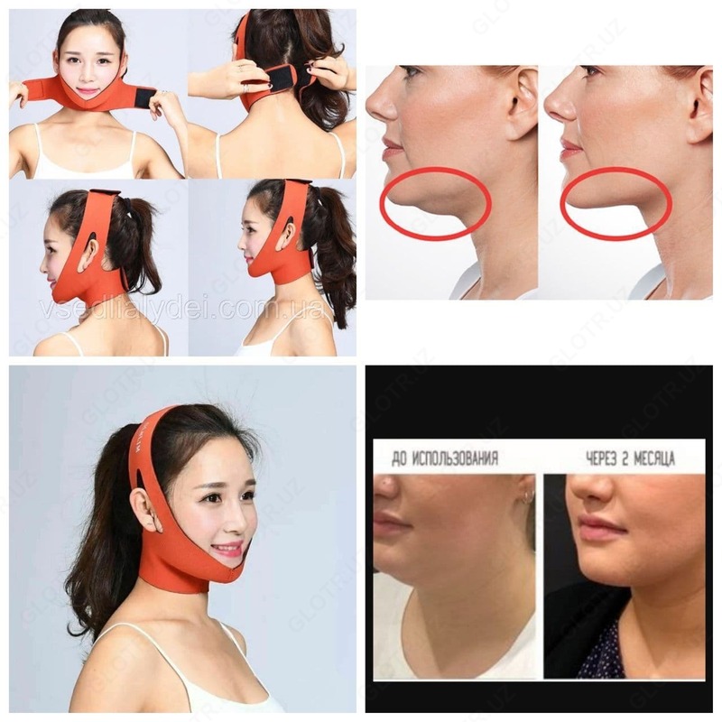 Маска бандаж для подтяжки овала лица - 75 000 сум