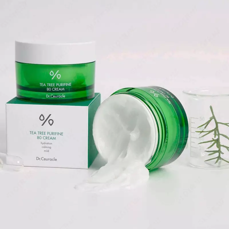  Успокаивающий крем для лица Dr.Ceuracle Tea Tree Purifine Cream - 