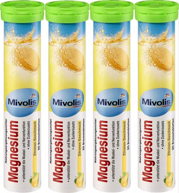 Магний Mivolis Magnesium  шипучие таблетки  20 шт