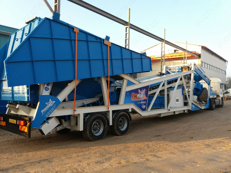 Мобильный бетонный завод PROMAX М-100 SNG
