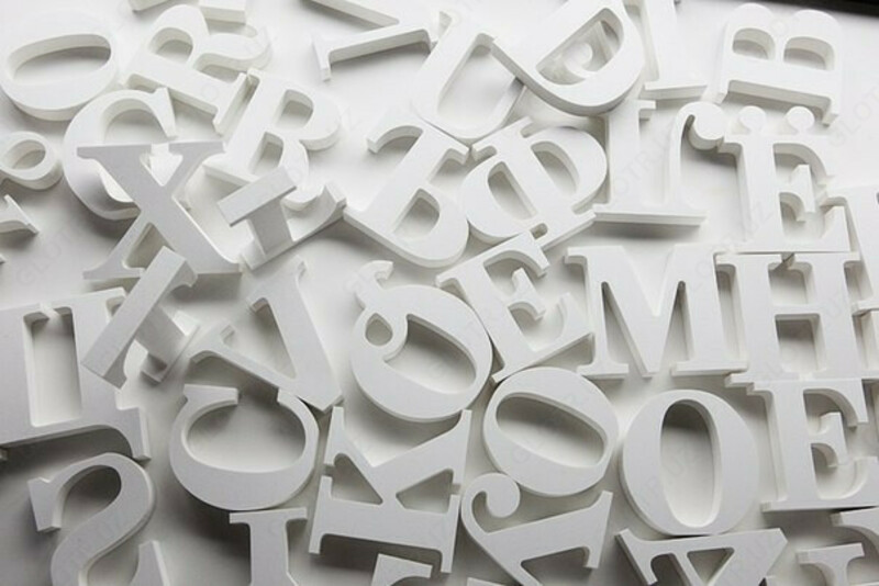 3D harflarga buyurtma bering - 3 000 so'mdan