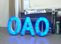 Объемные светящиеся буквы