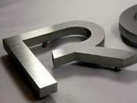 Zanglamaydigan polatdan yasalgan 3D harflar