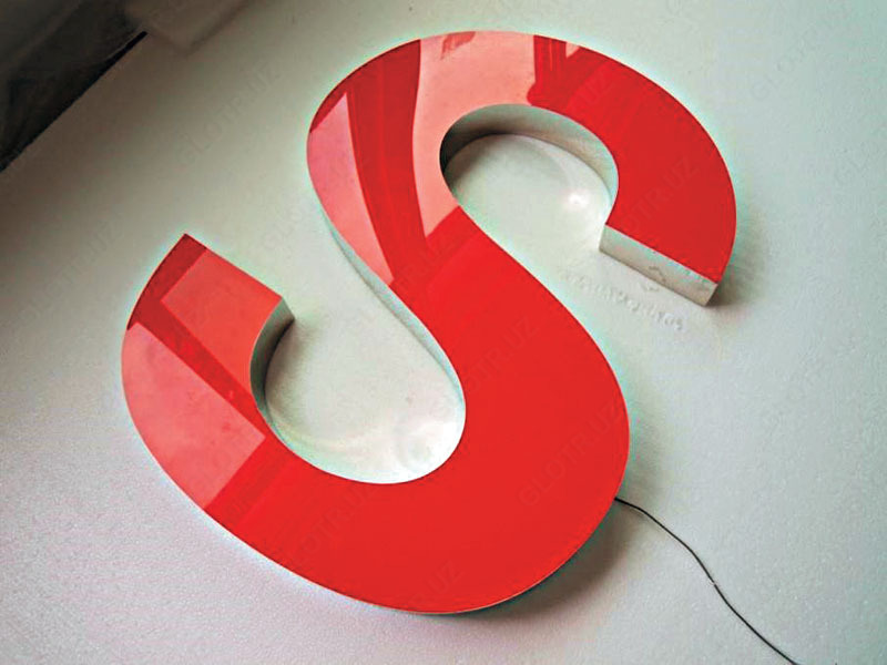  Объемные буквы из жидкого акрила - 