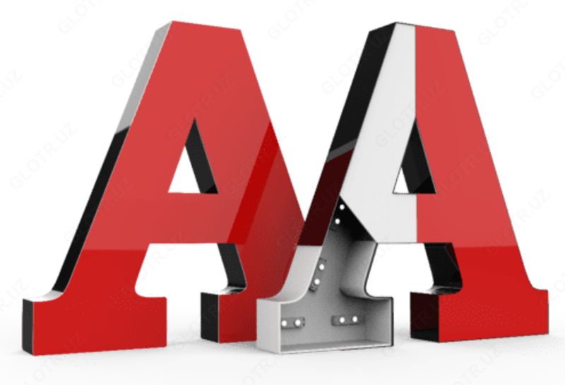 Volumetrik harflar yorug'lik qutilari - 3 000 so'mdan