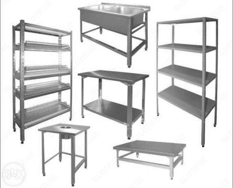 Oshxonalar va umumiy ovqatlanish korxonalari uchun zanglamaydigan po'latdan yasalgan buyumlar