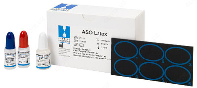 ASO Latex kit (диагностикум для определения антистрептолизина О)  - 1 сум / шт.