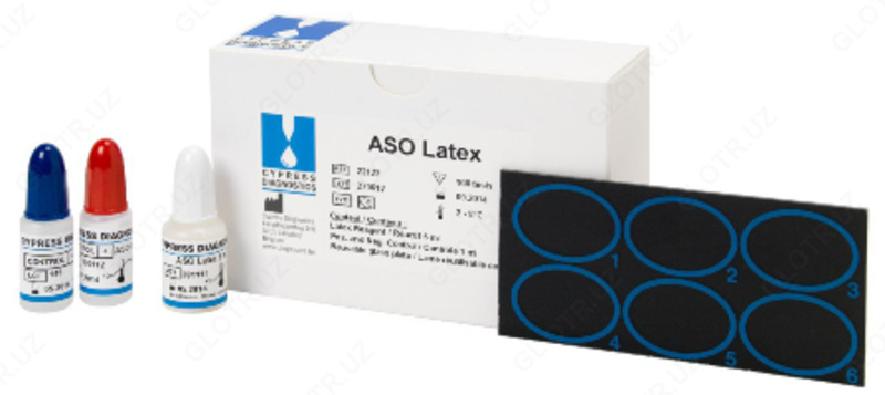 ASO Latex kit (диагностикум для определения антистрептолизина О)  - 1 сум