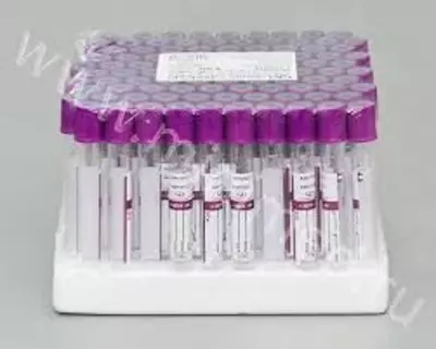 Вакуумная пробирка с фиолетовой крышкой с К3 ЭДТА на 3 и 5 мл