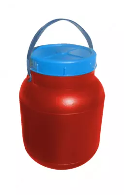 Пластиковый бидон (2 литра) 0.08 кг