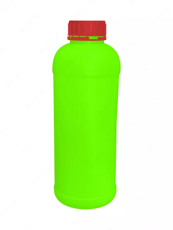 Пластиковая круглая бутылка (1 литр) 0.105 кг