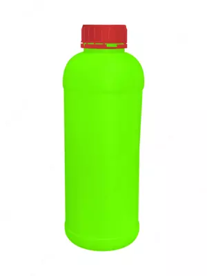 Пластиковая круглая бутылка (1 литр) 0.105 кг