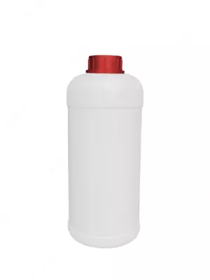 Пластиковая круглая бутылка (1 литр) 0.08 кг NEW