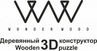   WonderWood серия архитектура: поделка Кукольный дом деревянный 3D конструктор