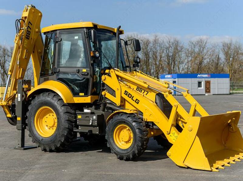  Экскаватор-погрузчик SDLG B877F - 