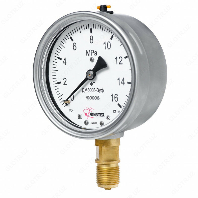 Манометры общетехнические пылевлагозащищенные ДВ8008-ВУ