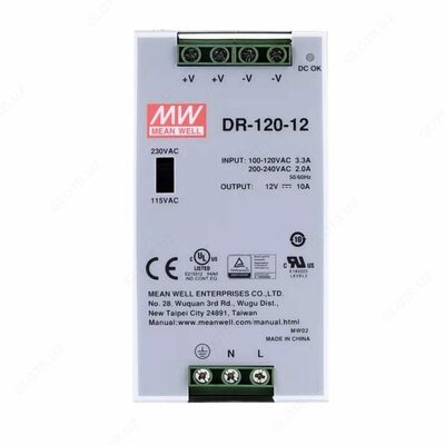 DR-120-12 Импульсный источник питания MEAN WELL на DIN-рейку - от 10 сум / шт.