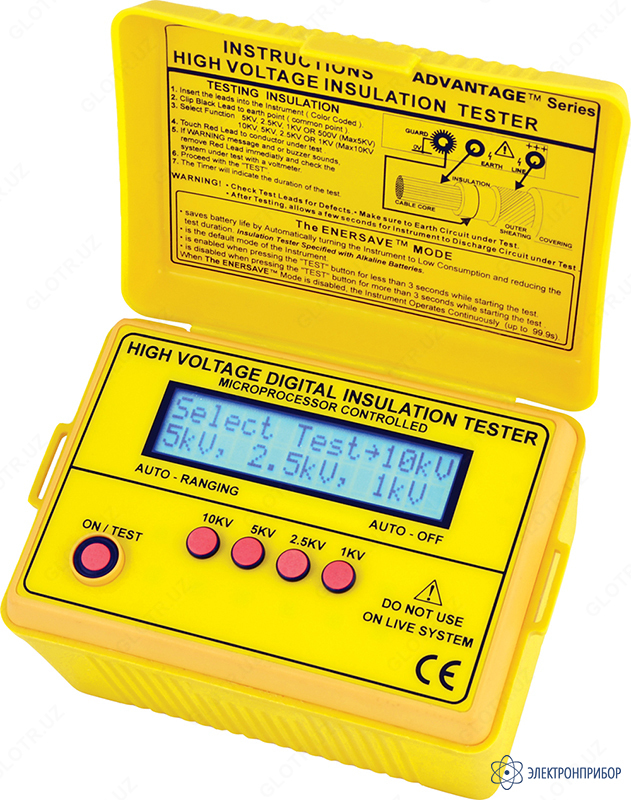 2804 IN — цифровой измеритель сопротивления изоляции
