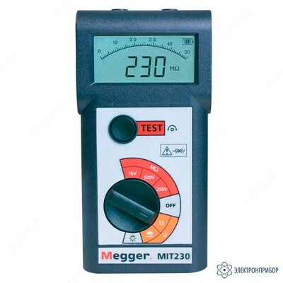 MIT230-HD — мегомметр (с резиновым чехлом)