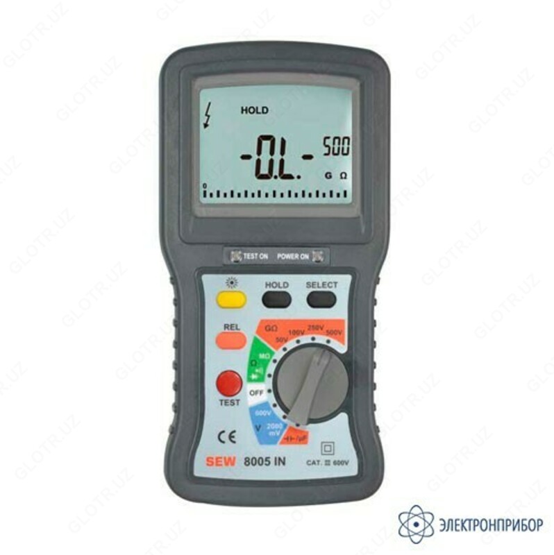 8005 IN — измеритель сопротивления изоляции